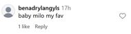 Fan's reaction to the collaboration (Image via Instagram)